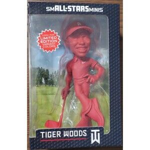 Excite smALL-STARS Minis Tiger Woods LTD Edition SP RED 6" Vinyl Collectible